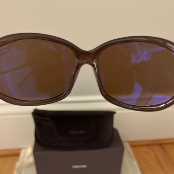 Tom Ford FT0008 Jennifer oval sunglasses POLARIZED - Picture 6 of 8